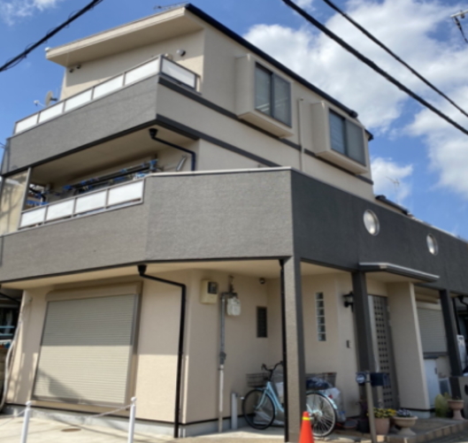 那覇市　T様邸　外壁塗装工事　屋根ベランダ防水工事
